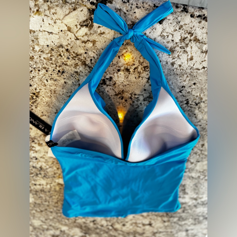 La Blanca Turquoise Tankini Swimsuit - Picture 3 of 11